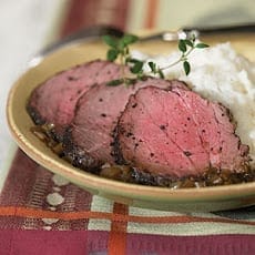 Herb Crusted Beef Tenderloin Christmas Dinner