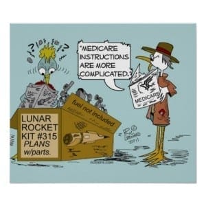 cartoon medicare more complicated than rocket science