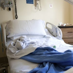 hospital bed empty